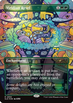 Viridian Revel (SLD-2890) - Secret Lair Drop Series Foil