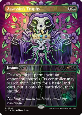 Assassin's Trophy (2891) (SLD-2891) - Secret Lair Drop Series Foil