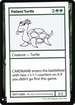 Patient Turtle (CMB1-) - Mystery Booster Playtest Cards 2019