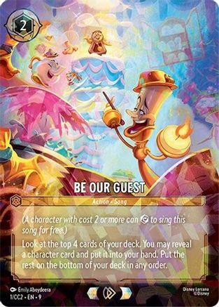 Be Our Guest (1) - Disney Lorcana Promo Cards Holofoil