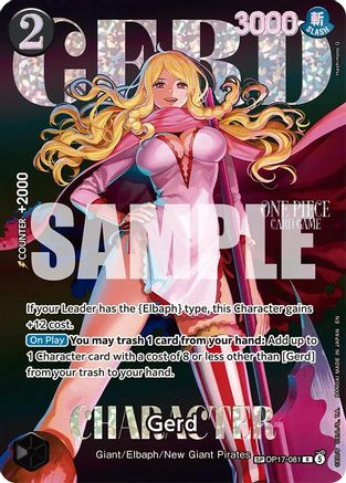 Gerd - OP17-081 (OP17-081) - Extra Booster: One Piece Heroines Edition Vol. 2 Foil