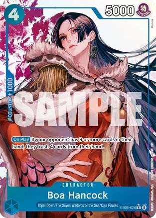 Boa Hancock (028) (Alternate Art) (EB05-028) - Extra Booster: One Piece Heroines Edition Vol. 2 Foil