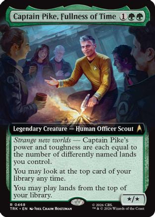 Captain Pike, Fullness of Time (Extended Art) (TRK-468) - Star Trek