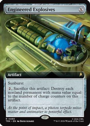 Engineered Explosives (Extended Art) (TRK-480) - Star Trek Foil