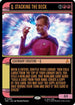 Q, Stacking the Deck (Showcase) (TRK-383) - Star Trek Foil