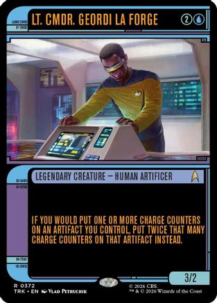 Lt. Cmdr. Geordi La Forge (Showcase) (TRK-372) - Star Trek