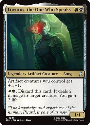 Locutus, the One Who Speaks (TRK-245) - Star Trek Foil