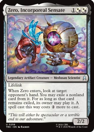 Zero, Incorporeal Sensate (TRK-258) - Star Trek Foil