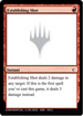 Establishing Shot (UNK-) - Un-Known Event Playtest Cards