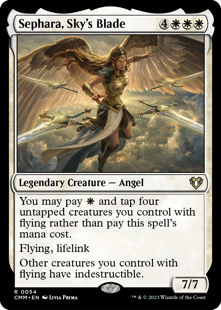 Sephara, Sky's Blade (CMM-054) - Commander Masters Foil