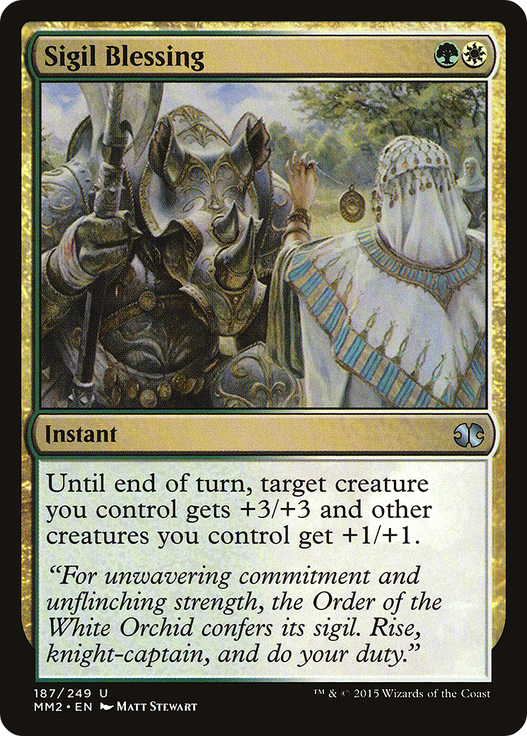 Sigil Blessing (MM2-187) - Modern Masters 2015