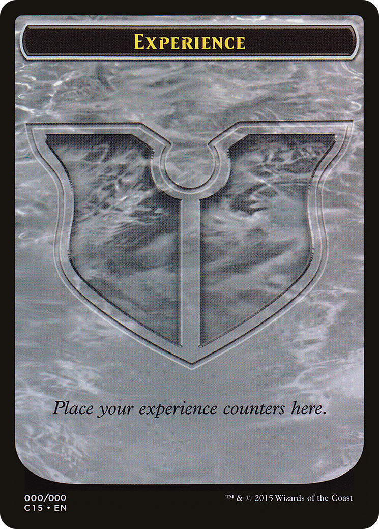 Experience Double-Sided Token (C15-) - Commander 2015 Tokens