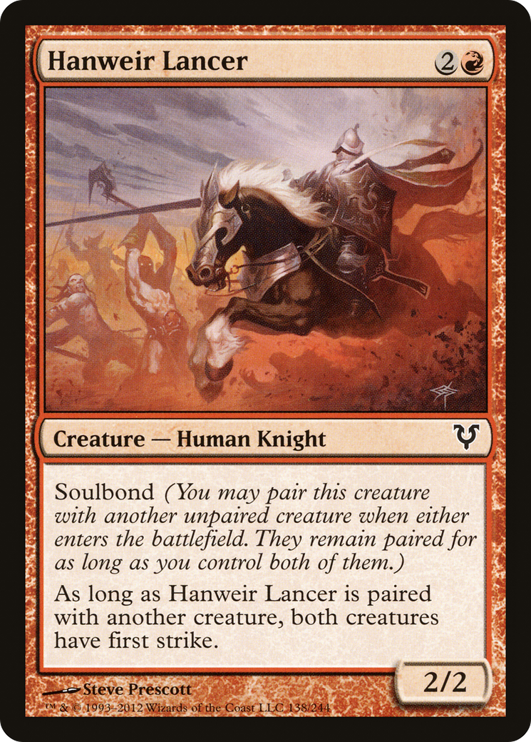 Hanweir Lancer (AVR-138) - Avacyn Restored