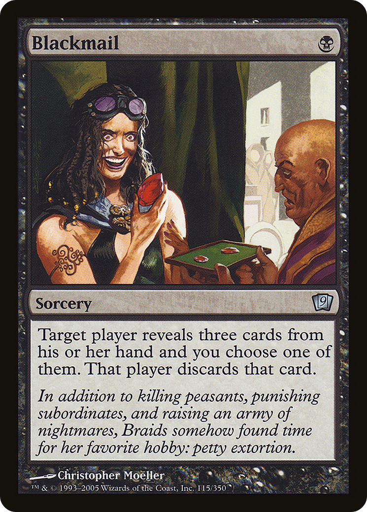 Blackmail (9ED-115) - 9th Edition