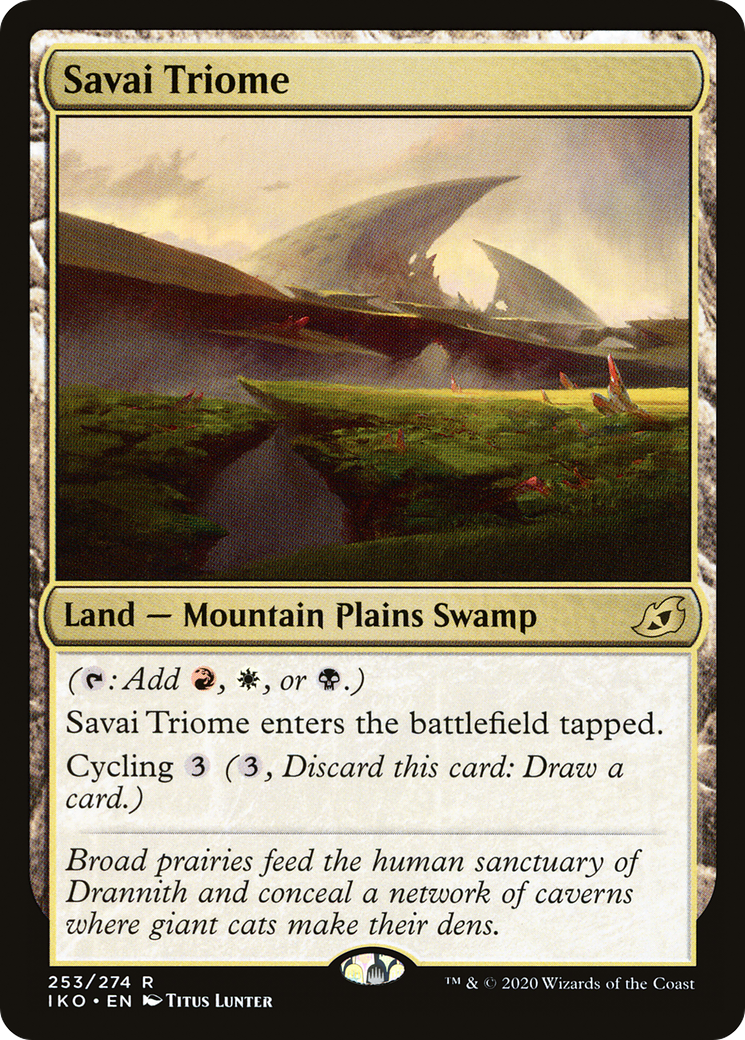 Savai Triome (IKO-253) - Ikoria: Lair of Behemoths