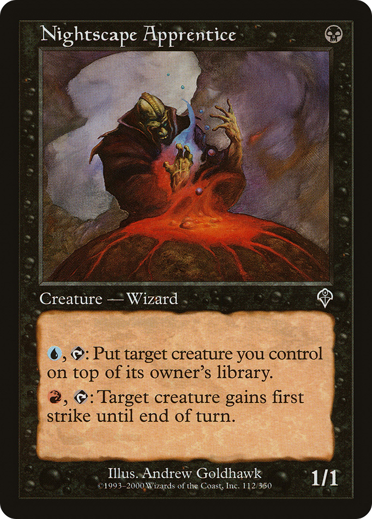 Nightscape Apprentice (INV-112) - Invasion Foil
