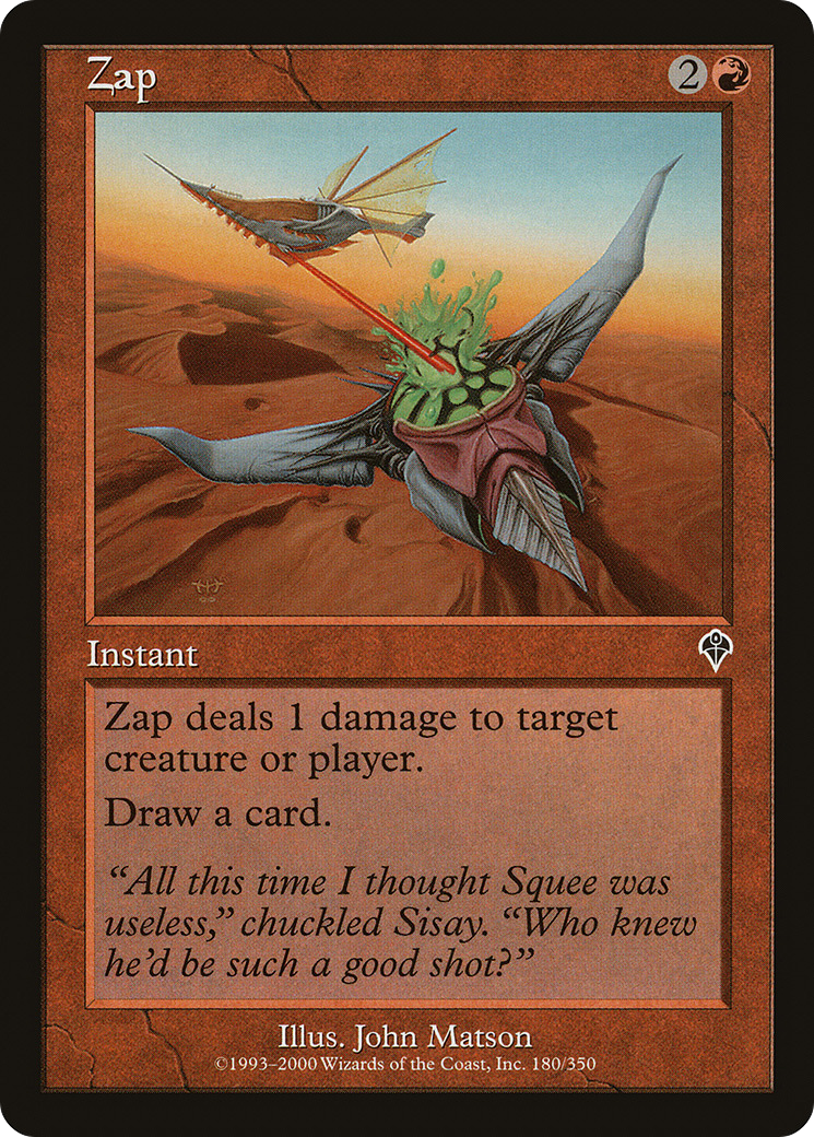 Zap (INV-180) - Invasion Foil
