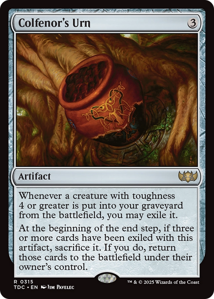 Colfenor's Urn (TDC-315) - Commander: Tarkir: Dragonstorm