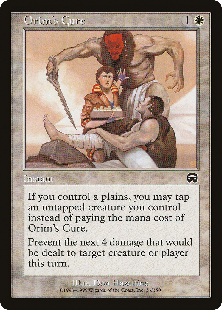 Orim's Cure (MMQ-033) - Mercadian Masques