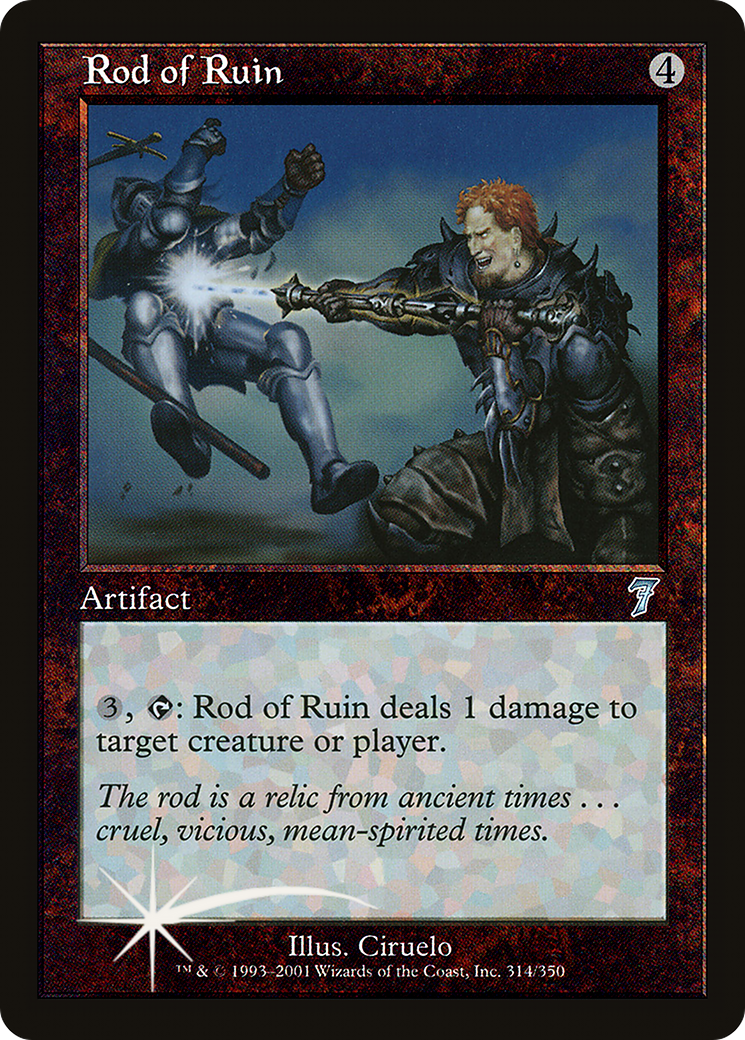 Rod of Ruin (7ED-314) - 7th Edition Foil