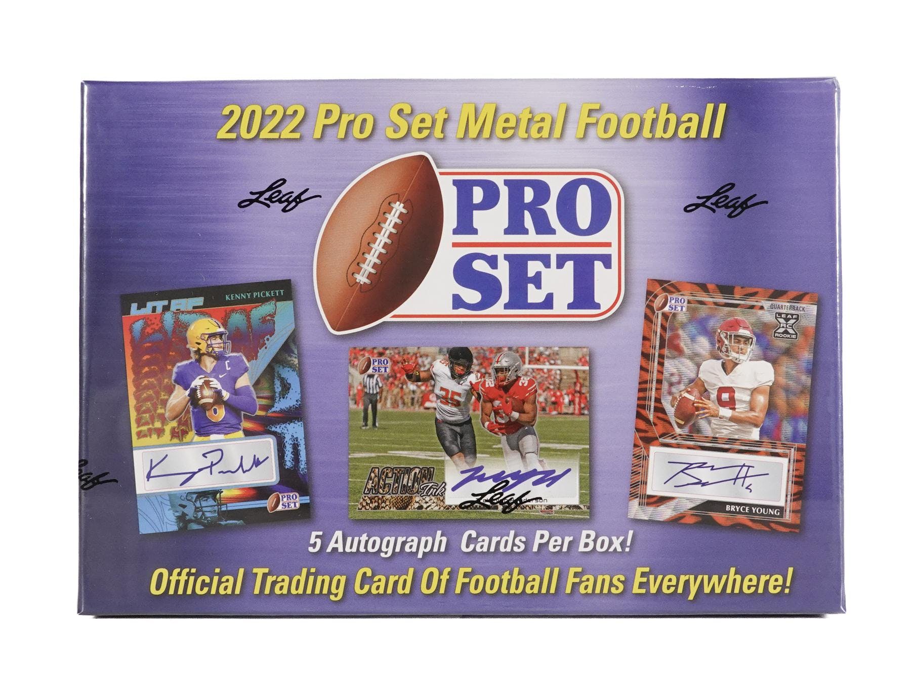 2022 Leaf Pro Set Metal Football Hobby Box | Eastridge Sports Cards