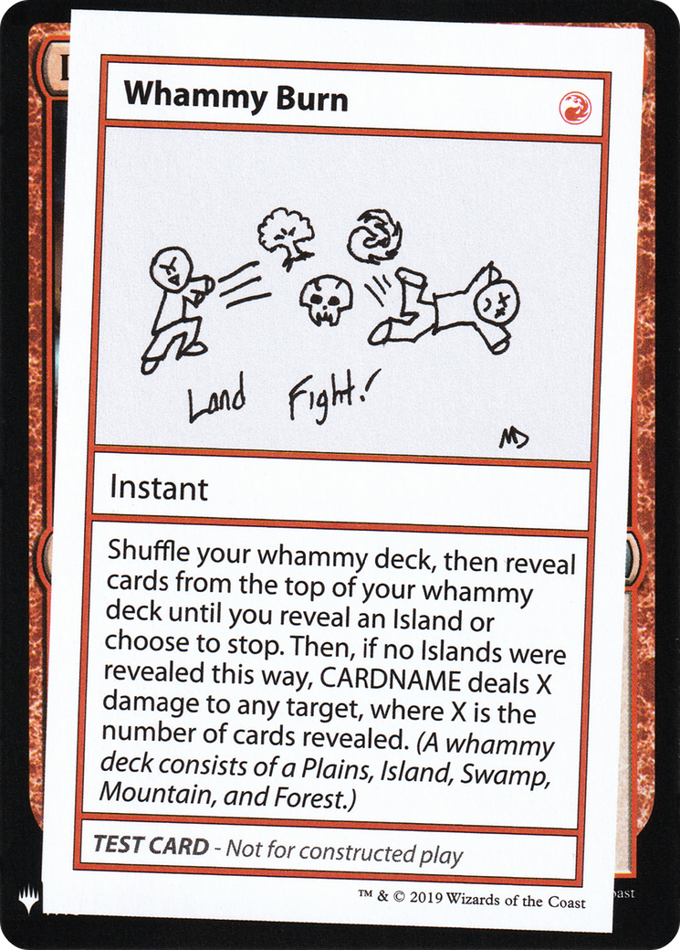 Whammy Burn (CMB1-) - Mystery Booster Playtest Cards 2019