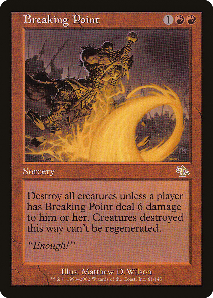 Breaking Point (JUD-081) - Judgment Foil