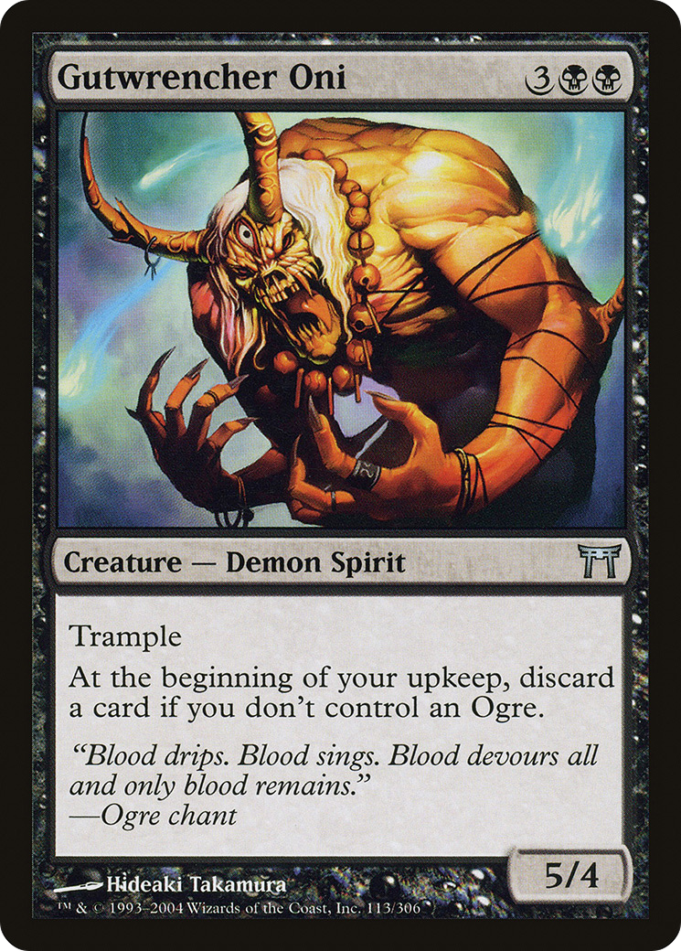 Gutwrencher Oni (CHK-113) - Champions of Kamigawa Foil