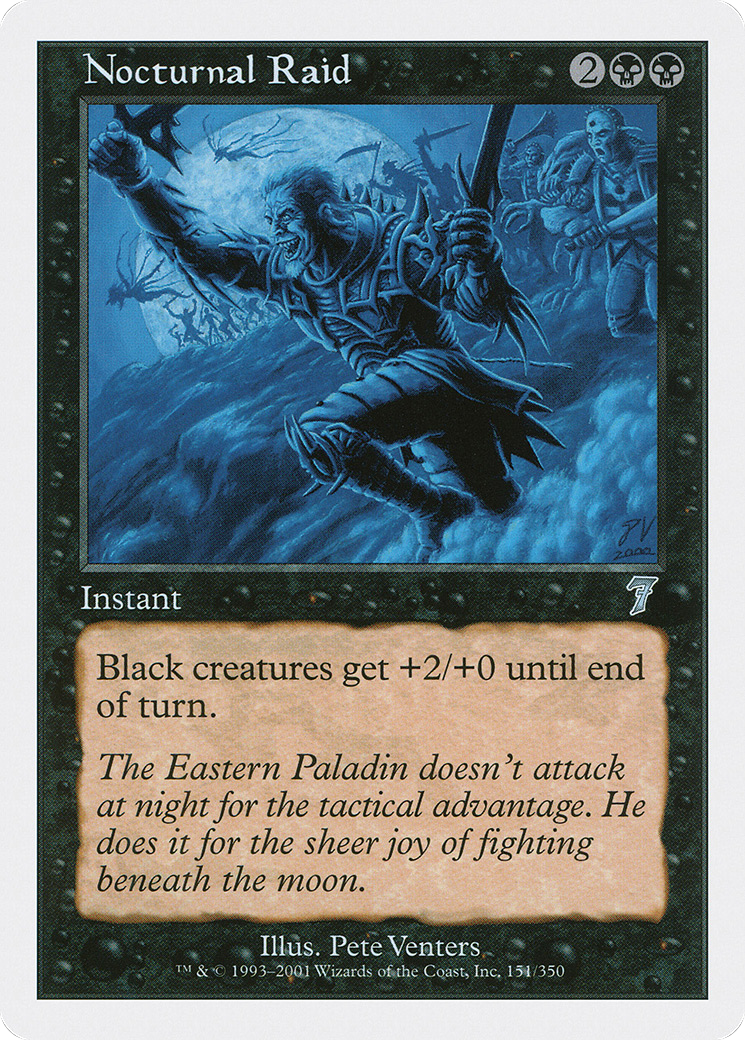 Nocturnal Raid (7ED-151) - 7th Edition