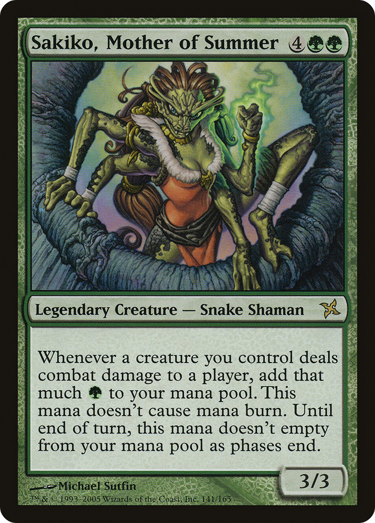 Sakiko, Mother of Summer (BOK-141) - Betrayers of Kamigawa