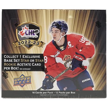 2022-23 Upper Deck CHL Hockey Hobby Box | Eastridge Sports Cards