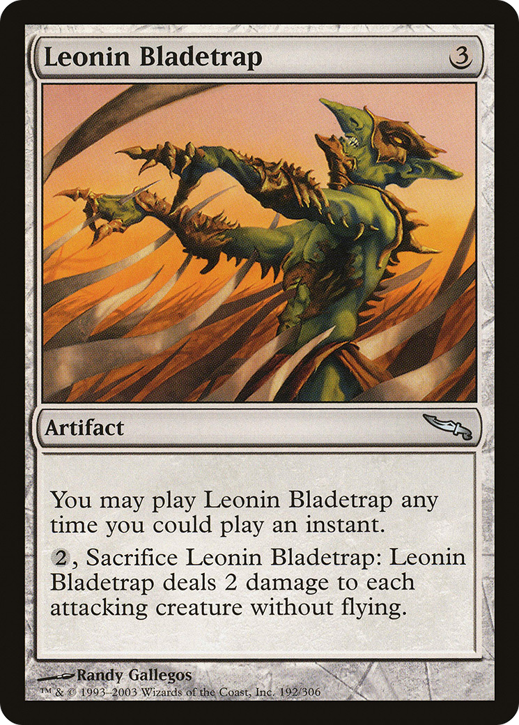 Leonin Bladetrap (MRD-192) - Mirrodin