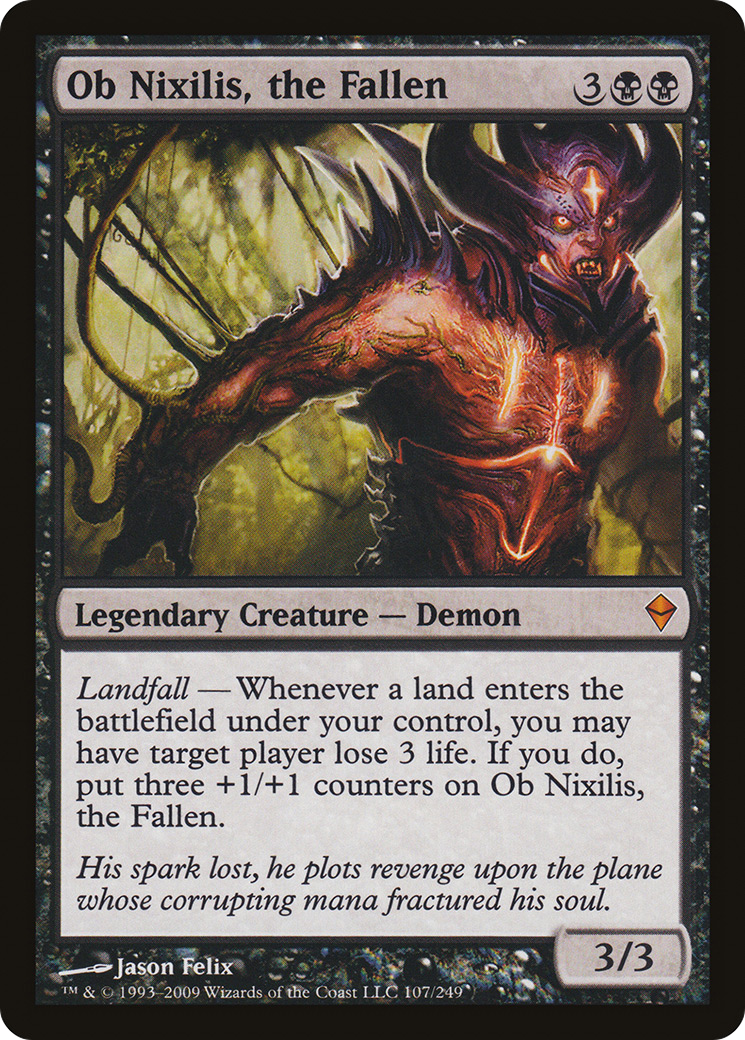Ob Nixilis, the Fallen (ZEN-107) - Zendikar Foil
