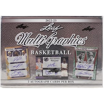 2022-23 Leaf Multigraphics Basketball Hobby Box | Eastridge Sports Cards