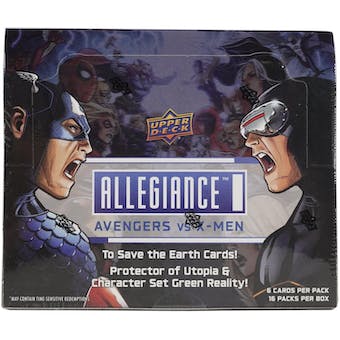 2023 Upper Deck Marvel Allegiance: Avengers vs. X-Men Hobby Box