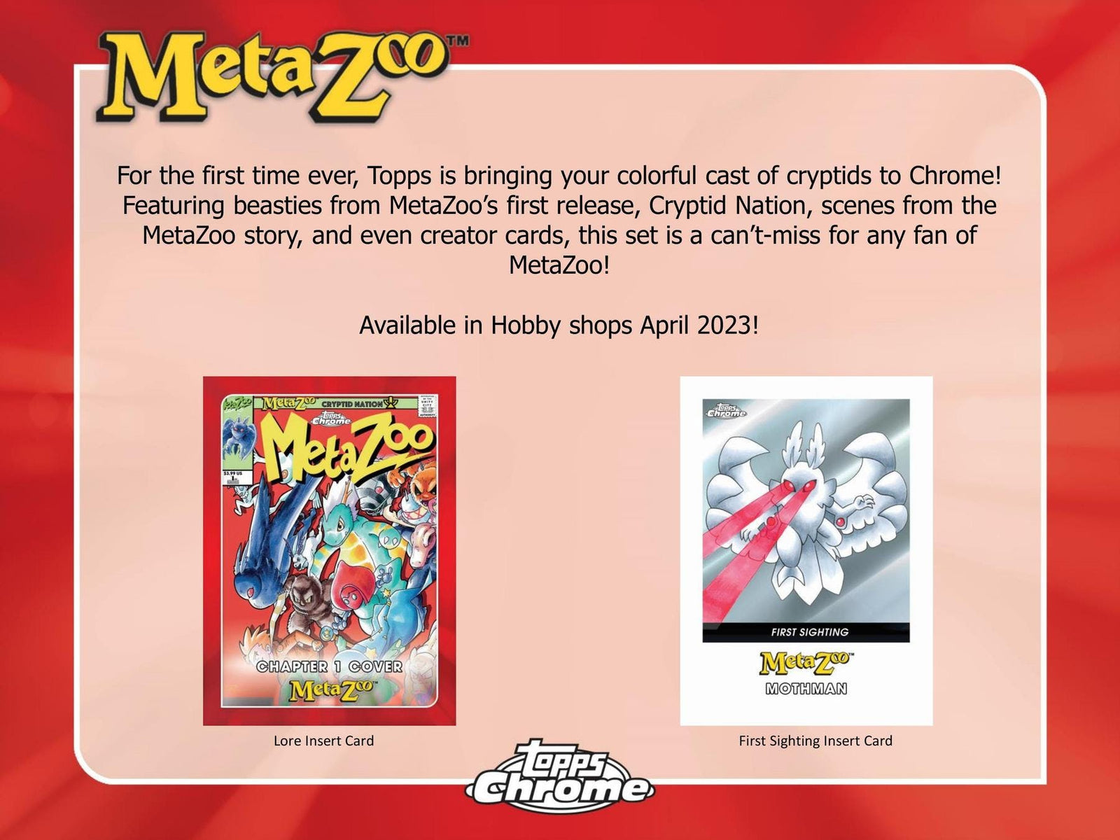 2023 Topps Chrome MetaZoo Hobby Pack