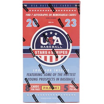 2023 Panini Stars & Stripes Baseball Hobby Box | Eastridge Sports Cards