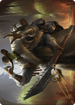Hardbristle Bandit // Hardbristle Bandit (AOTJ-013) - Outlaws of Thunder Junction Art Series (Borderless) Foil