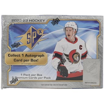 2022-23 Upper Deck SPx Hockey Hobby Box