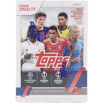 2022-23 Topps UEFA Club Competitions Soccer Blaster Box | Eastridge Sports Cards