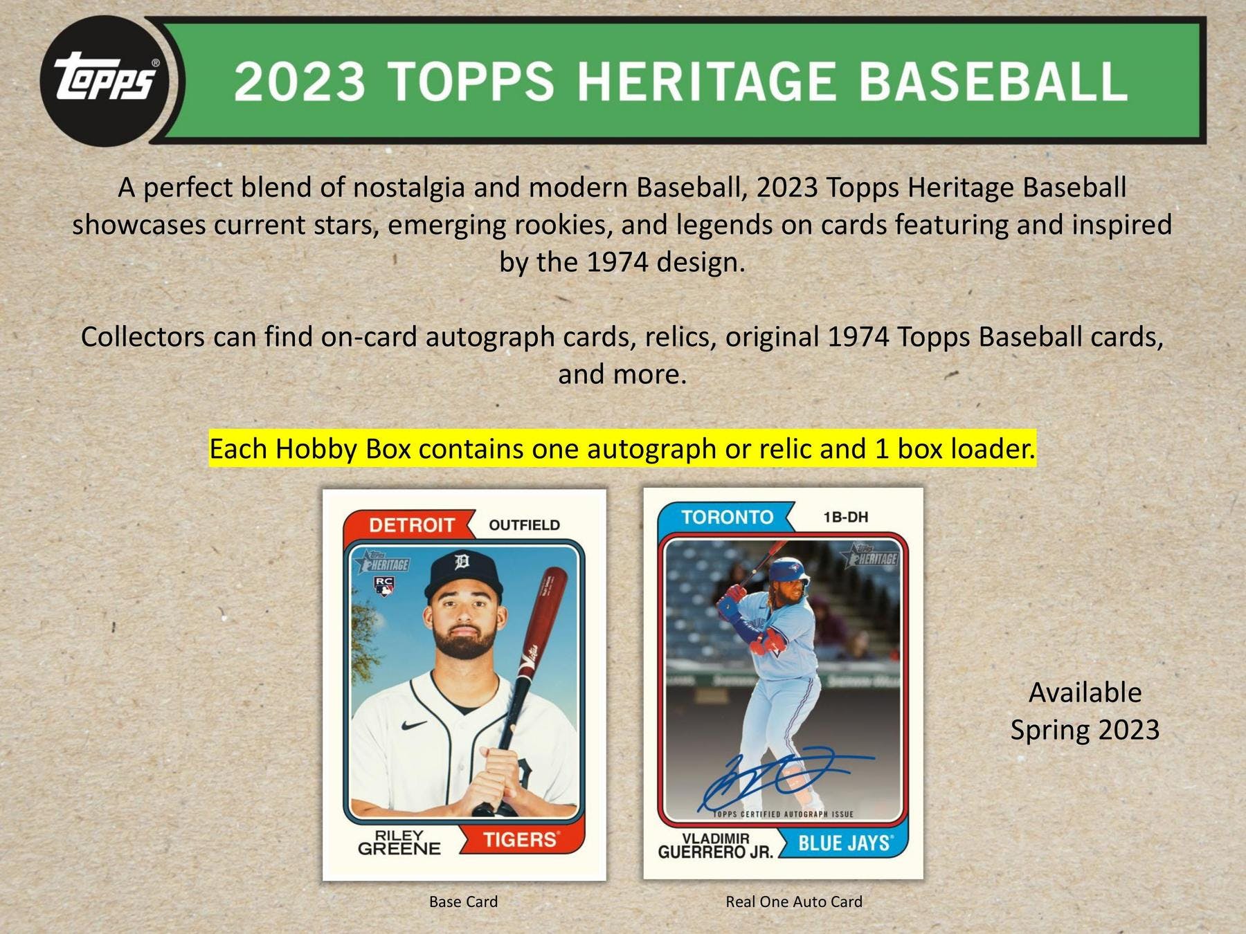 2023 Topps Heritage Baseball Hobby Case | Eastridge Sports Cards