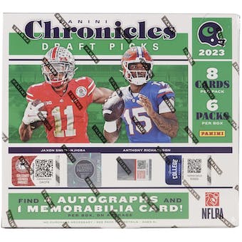 2023 Panini Chronicles Draft Picks Football Hobby Box | Eastridge Sports Cards