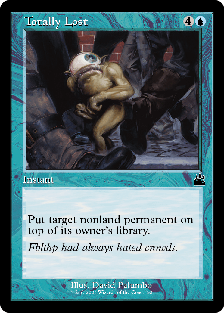 Totally Lost (Retro Frame) (RVR-321) - Ravnica Remastered