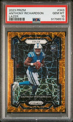 2023 Panini Prizm Lazer #343 Anthony Richardson PSA 10 (Rookie) | Eastridge Sports Cards