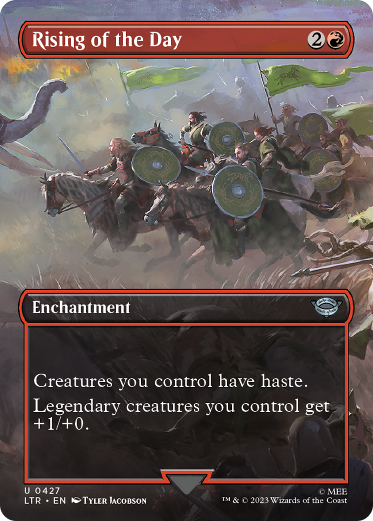 Rising of the Day (Borderless) (LTR-427) - The Lord of the Rings: Tales of Middle-earth Foil