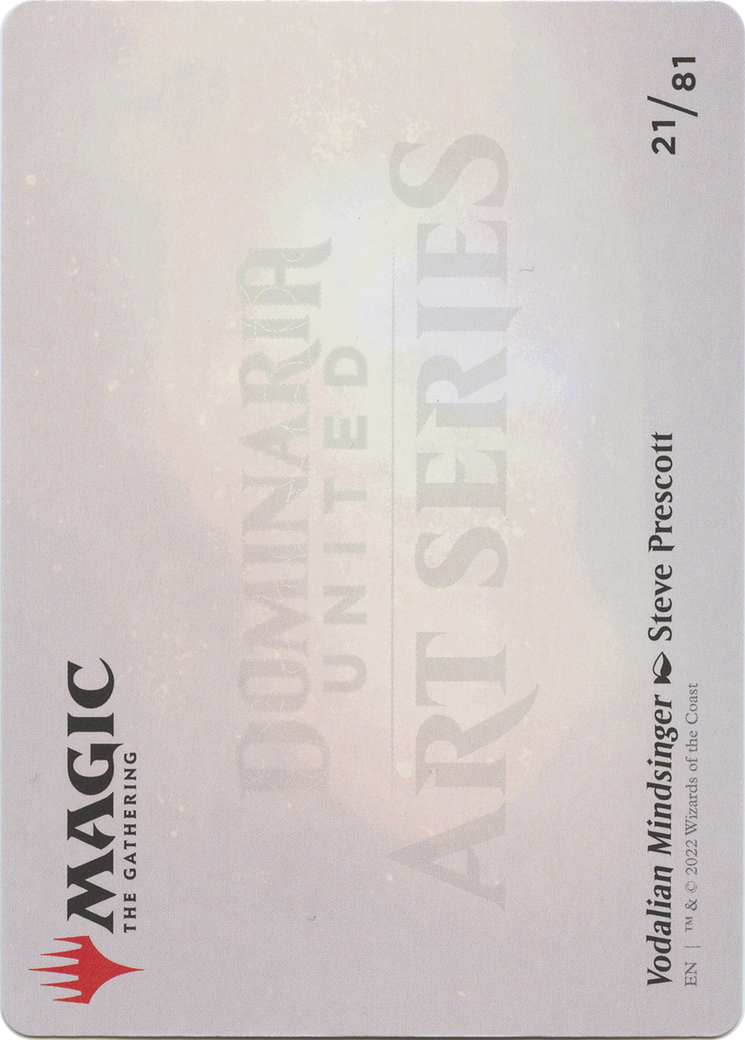 Vodalian Mindsinger // Vodalian Mindsinger (ADMU-021) - Dominaria United Art Series (Borderless) Foil