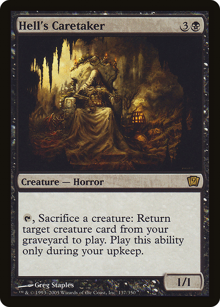 Hell's Caretaker (9ED-137) - 9th Edition