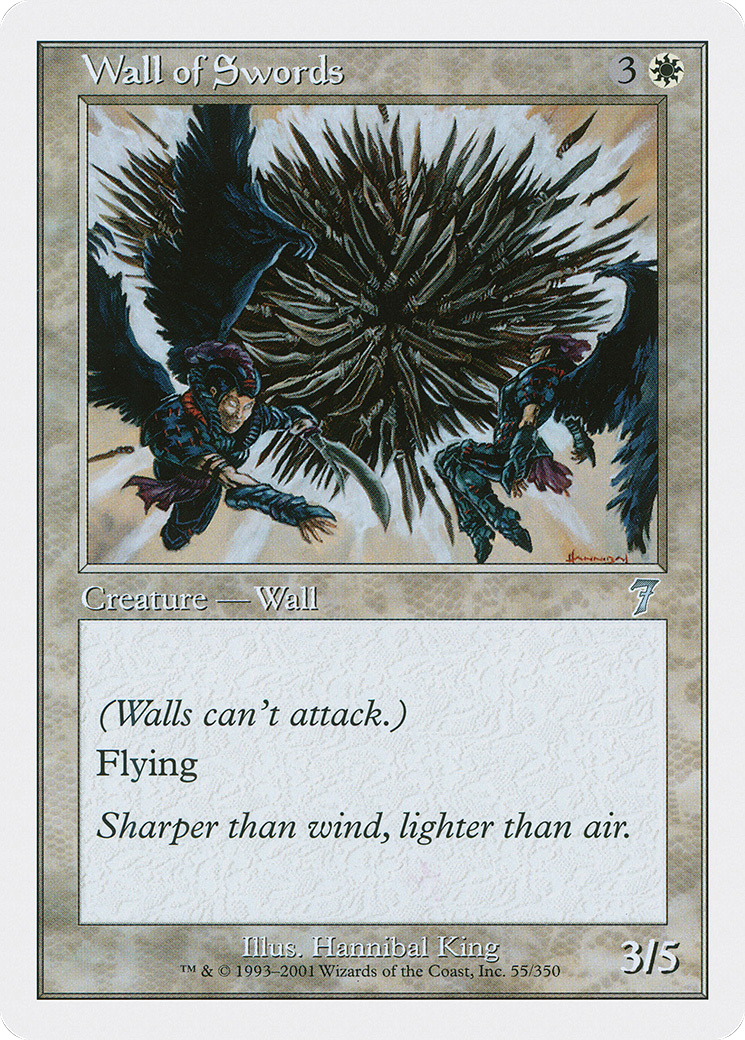 Wall of Swords (7ED-055) - 7th Edition