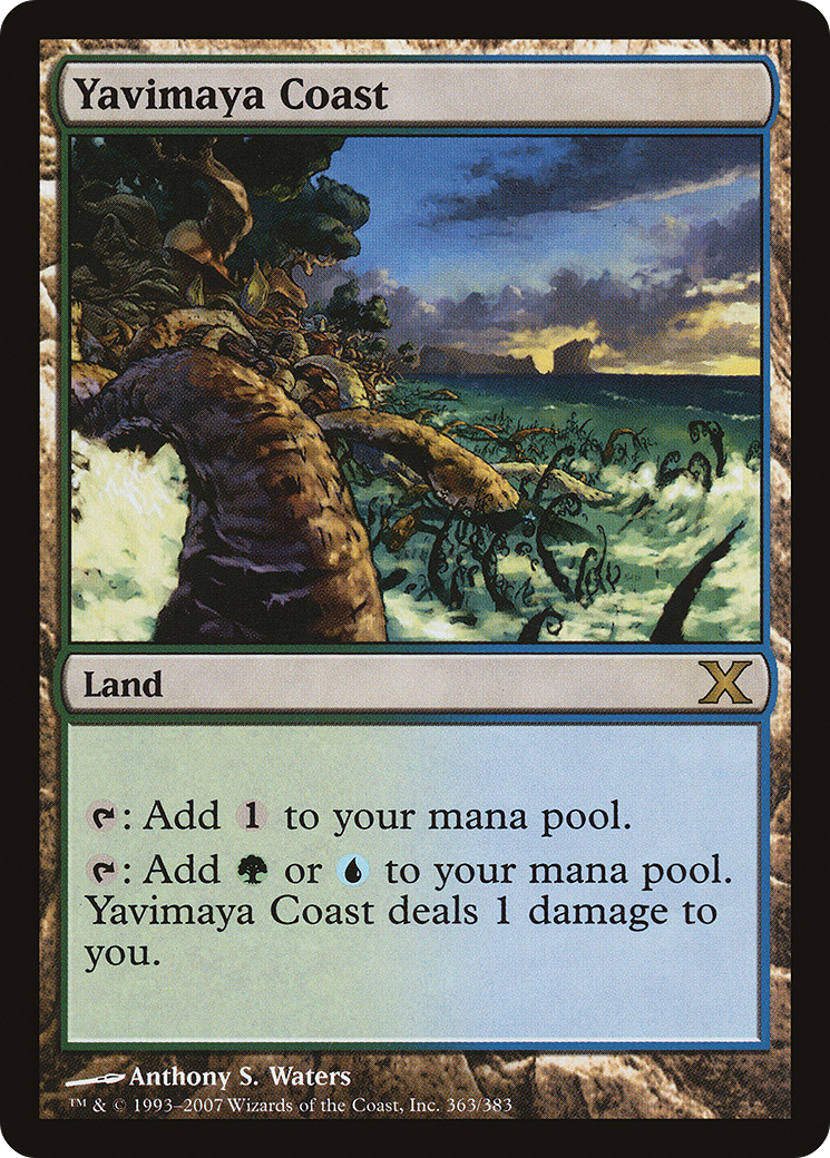 Yavimaya Coast (10E-363) - Tenth Edition Foil