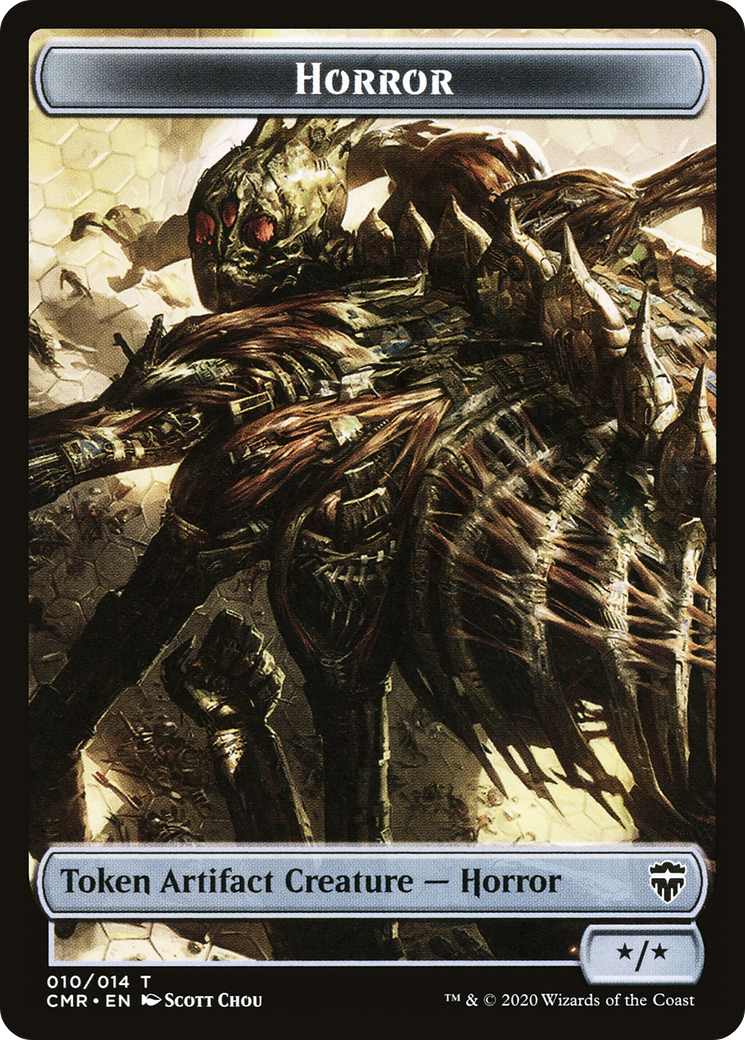 Horror Token (CMR-010) - Commander Legends Tokens